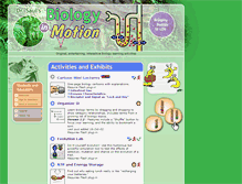 Tablet Screenshot of biologyinmotion.com